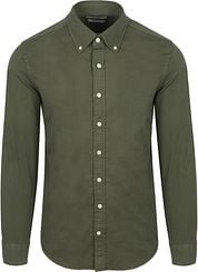 King Essentials The Tommy Shirt Olive Green