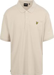 Lyle and Scott Plussize Polo Shirt Ecru
