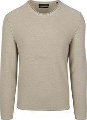 Marc O'Polo Pullover Crewneck Cotton/Linen Gray Silk