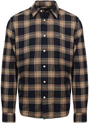 Marc O'Polo Shirt Plaid Flannel Dark Blue