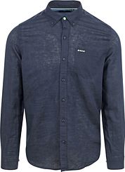 NZA Shirt Okarito Linen Navy