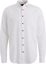 PME Legend Linen Blend Shirt White