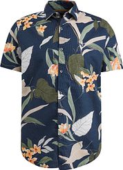PME Legend Short Sleeve Shirt Print Navy