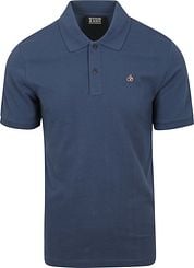 Scotch And Soda Core Piqué Polo Shirt Dark Blue
