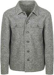 Suitable Overshirt Boiled Wool Blend Grey