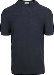 Suitable Piqué T-shirt Linen Navy