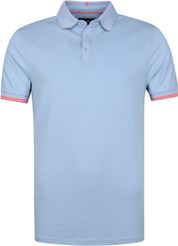 Suitable Polo Shirt Harold Fluor Blue