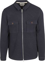 Anerkjendt Overshirt Hanky Wool Blend Navy