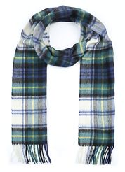 Barbour Scarfs Gordon Wool Green