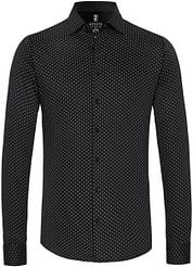 Desoto Shirt Kent Graphic Print Black