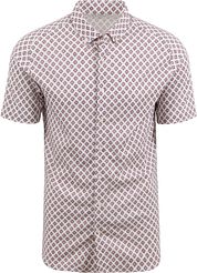 Desoto Short Sleeve Shirt Print White