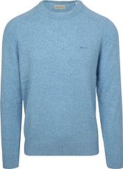 Gant Pullover Wool Blend Light Blue
