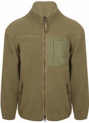 KnowledgeCotton Apparel Cardigan Fleece Olive