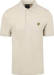 Lyle and Scott Polo Plain Ecru