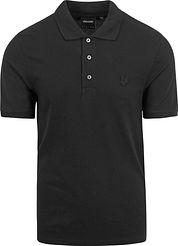 Lyle and Scott Tonal Eagle Polo Black 