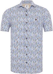 R2 Shirt Short Sleeves Print Car Blue