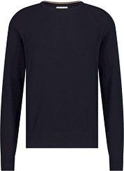 State Of Art Sweater Structure Contrast Navy