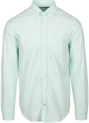 Steppin' Out Shirt Oxford Pocket Stripes Green