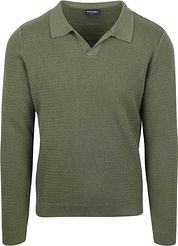Suitable Pullover Riva Structure Melange Green