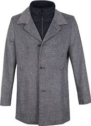 Suitable Stijn Coat Woolmix Brown