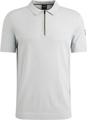 Vanguard Polo Shirt Half-Zip Light Blue