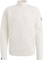 Vanguard Rollneck Pullover Structure Off White
