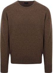 William Lockie Pullover Lambswool Mocha