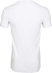 Alan Red Bamboo T-shirt O-Neck Wite