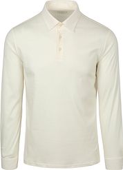Desoto Longsleeve Poloshirt Essential Off White