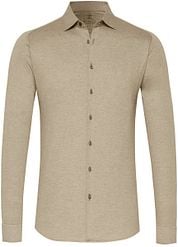 Desoto Non Iron Shirt Kent Melange Beige