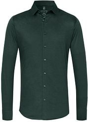 Desoto Non-Iron Shirt Kent Melange Norfolk Blue