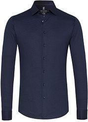 Desoto Shirt Kent Graphic Print Navy