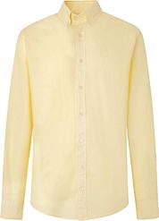 Hackett Shirt Garment Dyed Yellow