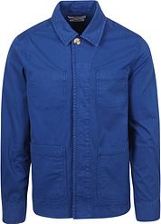 King Essentials The Benjamin Overshirt Royal Blue