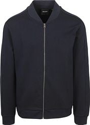 Lyle & Scott Cardigan Bomber Dark Navy