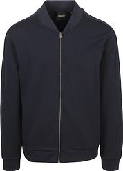 Lyle & Scott Cardigan Bomber Dark Navy