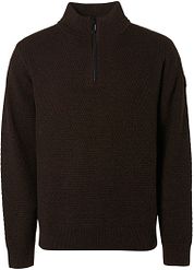 No Excess Half Zip Pullover Coffee