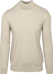 Profuomo Turtleneck Pullover Merino Ecru