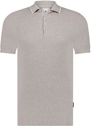 State Of Art Pique Polo Shirt Light Brown