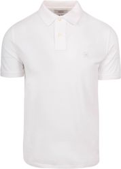 King Essentials The Rene Poloshirt Wit