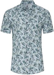 Desoto Short Sleeve Jersey Shirt Print Light Blue 