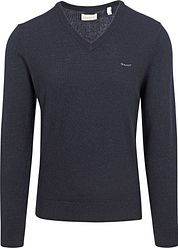 Gant Pullover Lamswool Navy Melange