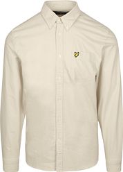 Lyle & Scott Shirt Plain Oxford Ecru