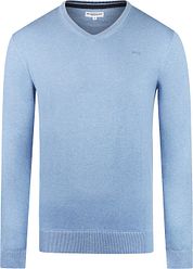 McGregor Pullover Merino Wool V-Neck Sky Blue
