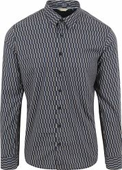 No Excess Shirt Print Navy
