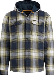 PME Legend Overshirt Checks Blue Green