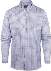 Steppin' Out Shirt Checks Blue Red