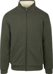 Steppin' Out Cardigan Teddy Green
