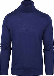 Suitable Merino Turtleneck Royal Blue