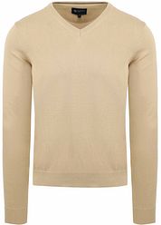Suitable Respect Cotton Vinir Pullover Beige